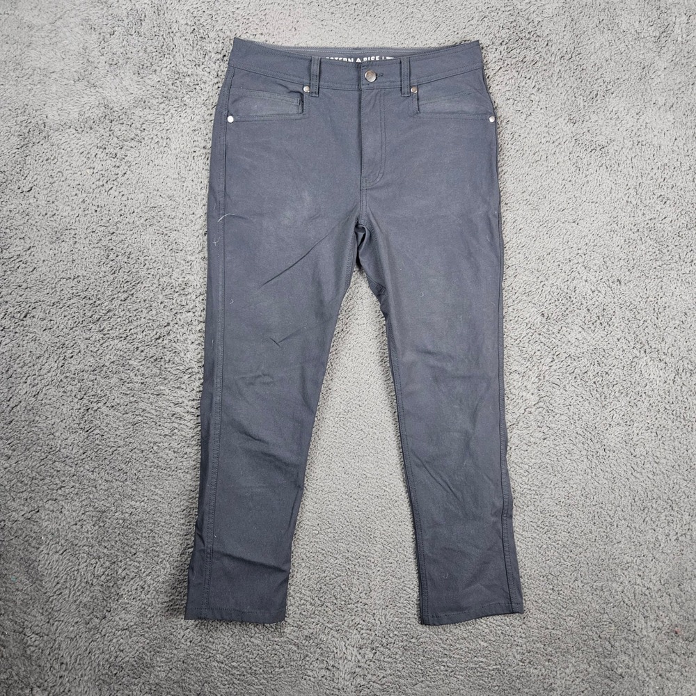 Western Rise Diversion Pant Mens 30x27 Charcoal Grey Slim Technical Travel Pants